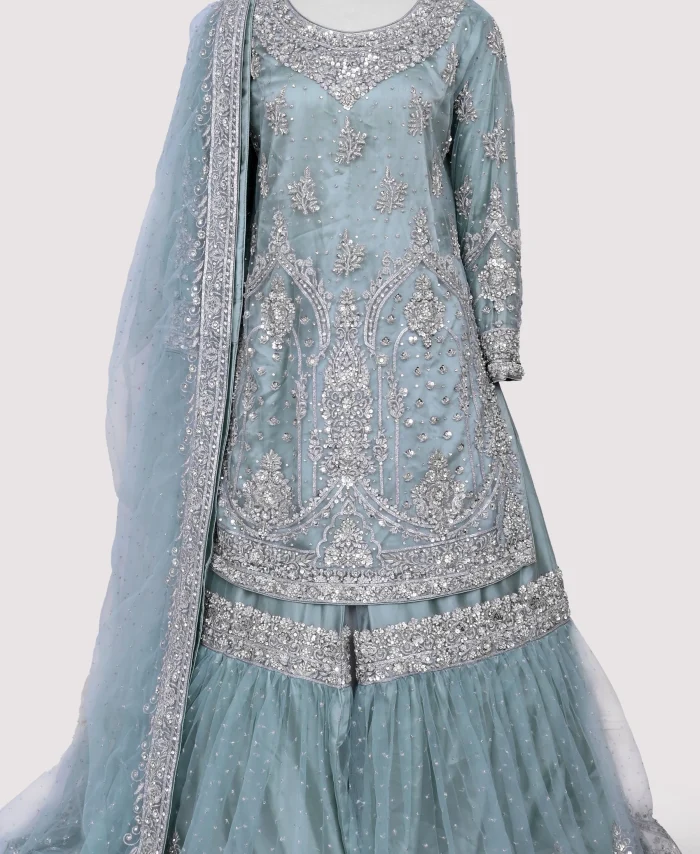 Lite Green Gahrara Dress